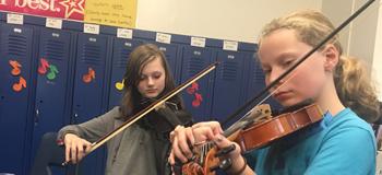 JEMS students enjoy being a part of new strings program