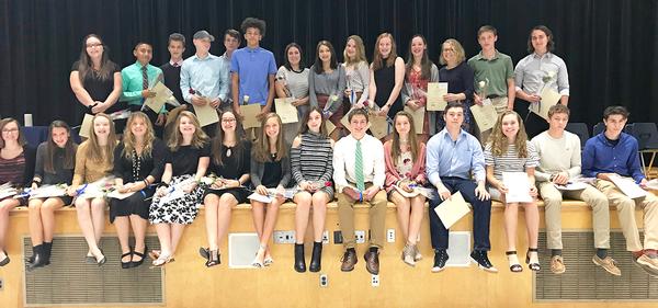 JEHS National Honor Society inducts 30 new members