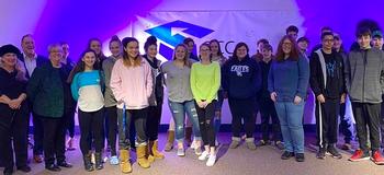 Members of the Class of 2023 sign up for OCC Advantage Program