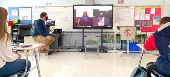 JEHS class features both remote and in-person learners