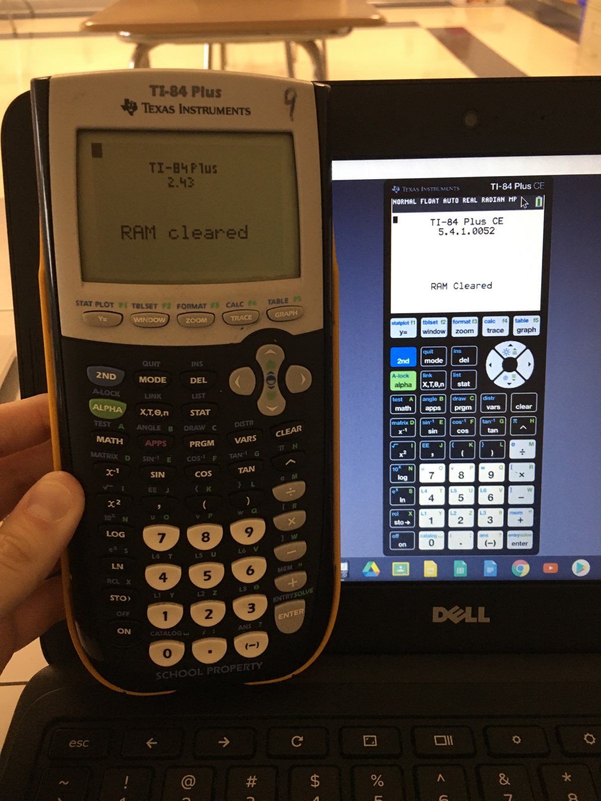 An image of a calculator and an app