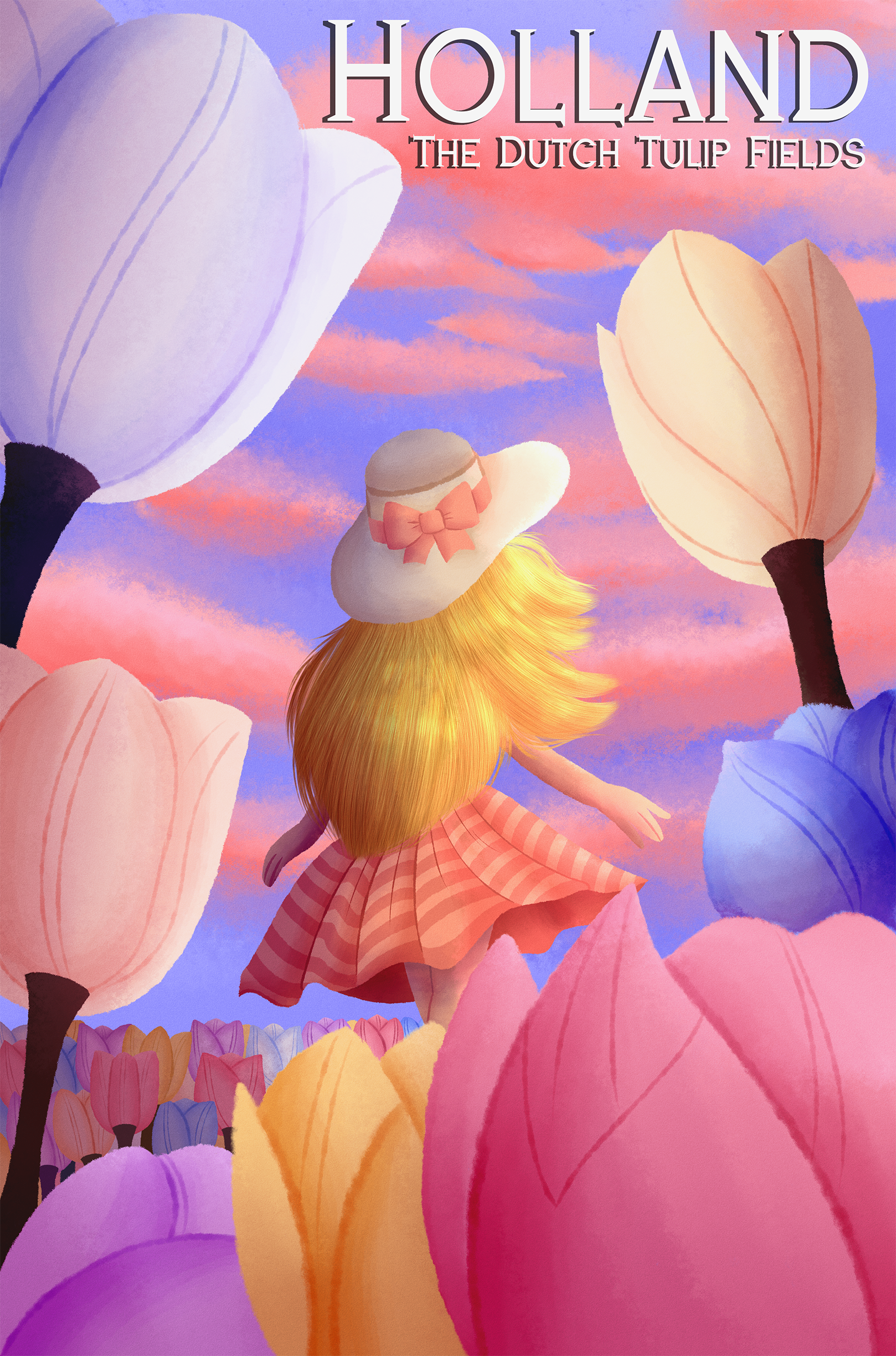 Mikayla Twomey's "Holland Travel Poster"