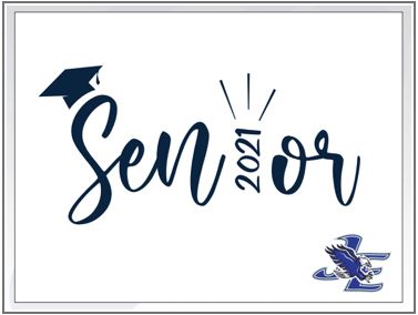 Sign design for proposed fundraiser for the class of 2021