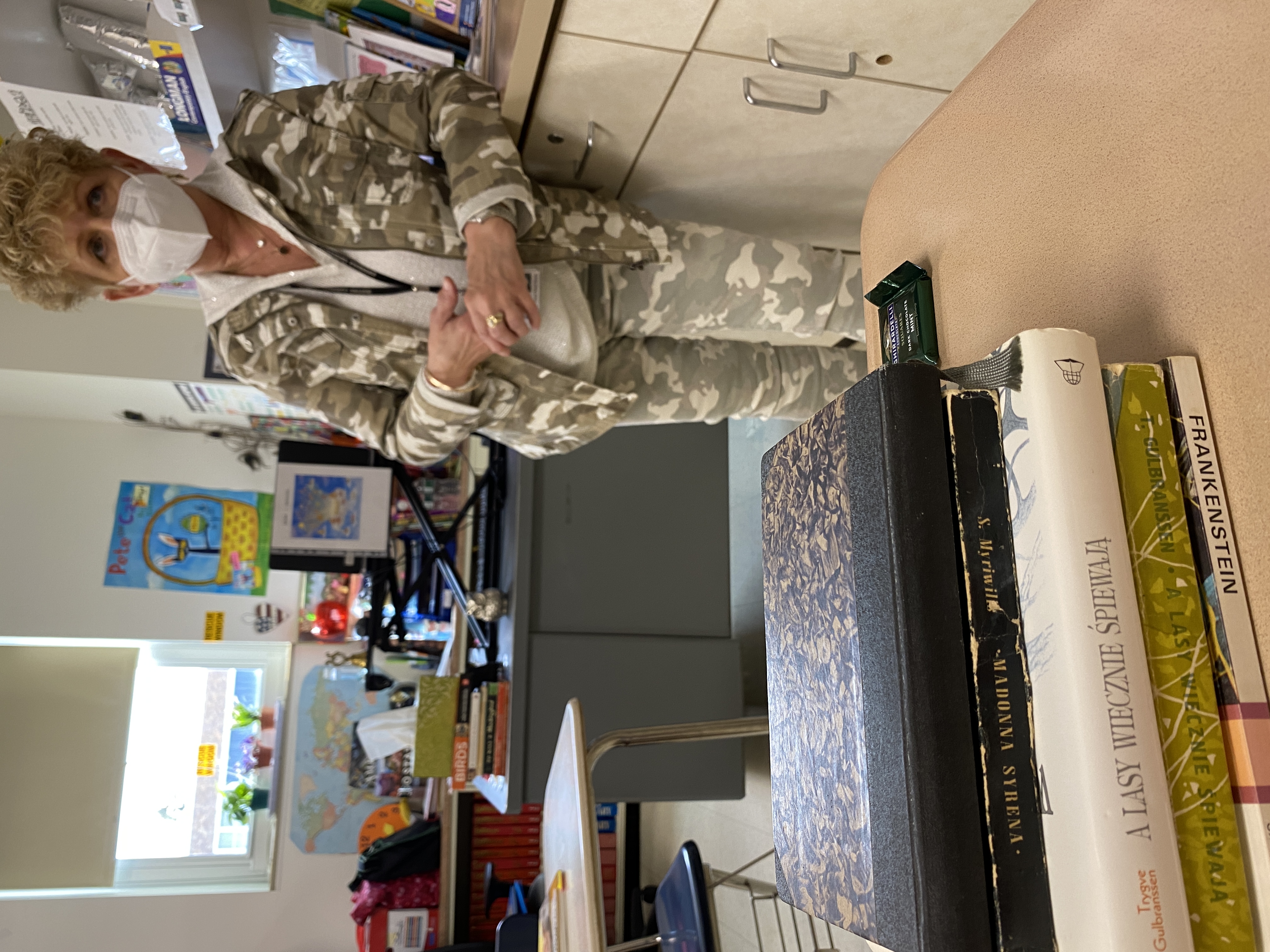 Danuta Goldmann teaches English as a Second Language