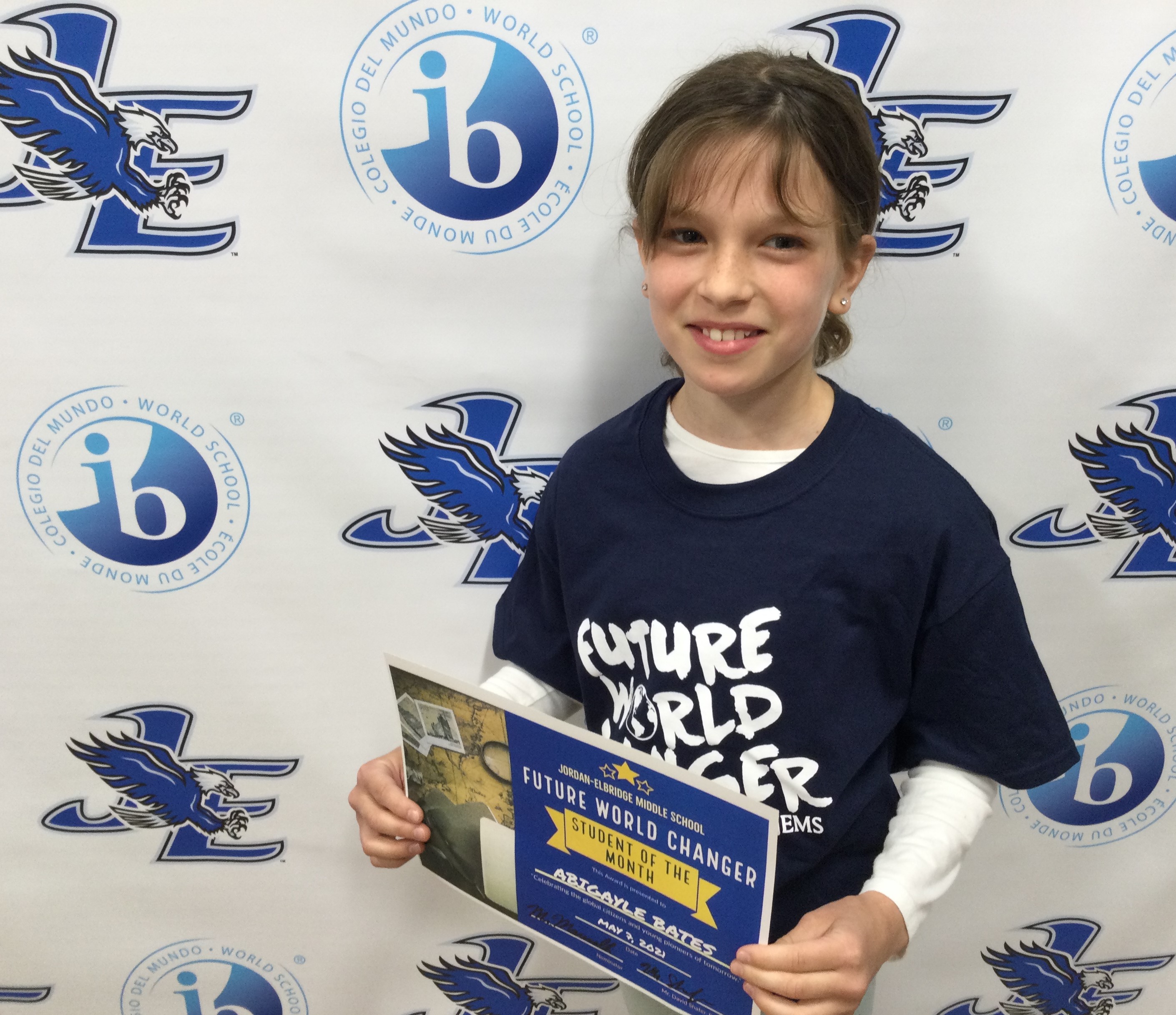 Abigayle Bates is recognized as an April 'Future World Changer'
