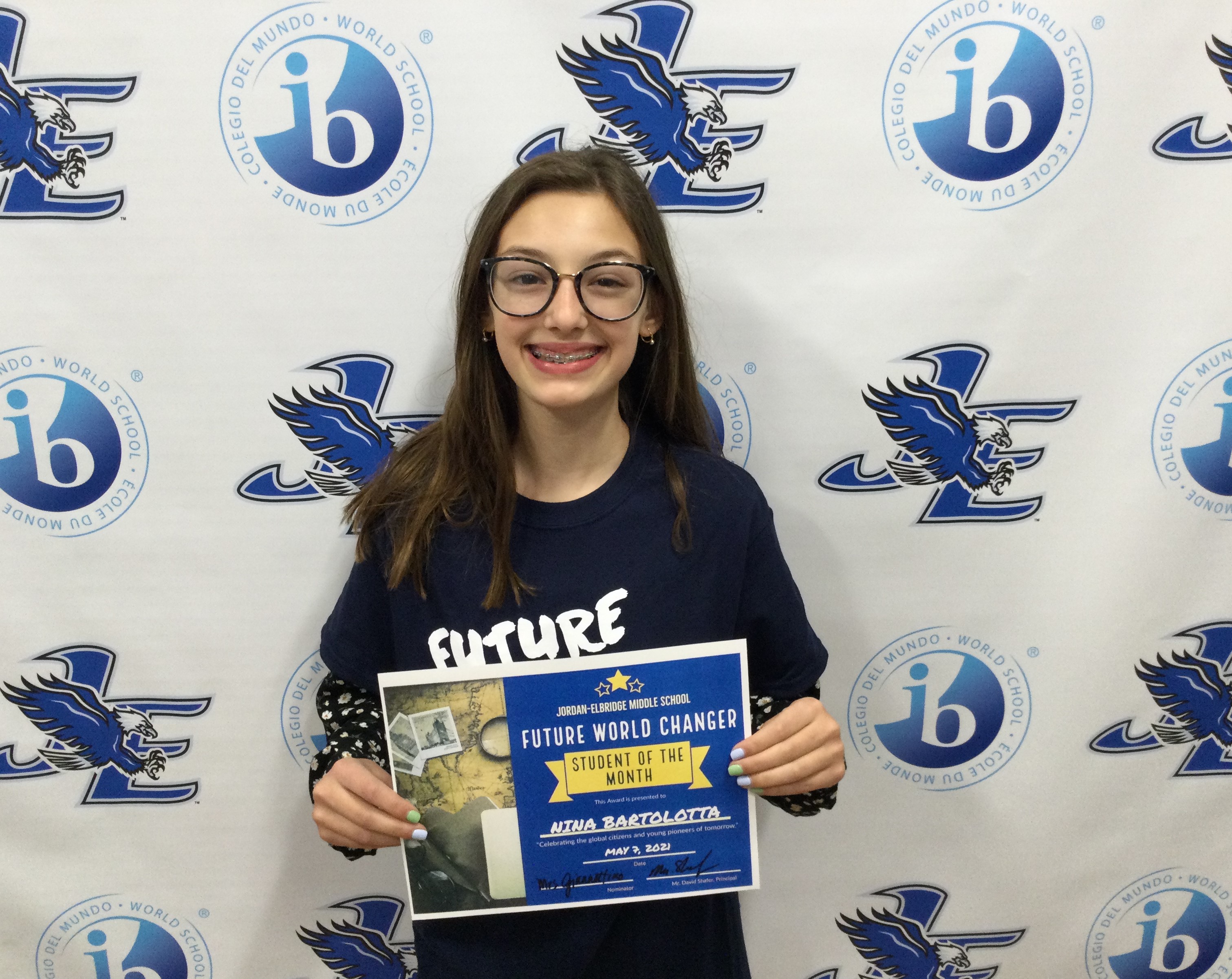 Nina Bartolotta is recognized as an April 'Future World Changer'