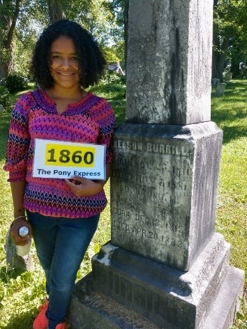 JEMS students visit the Quince St. Cemetery