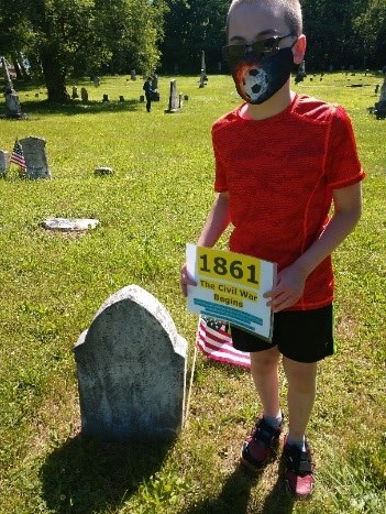 JEMS students visit the Quince St. Cemetery