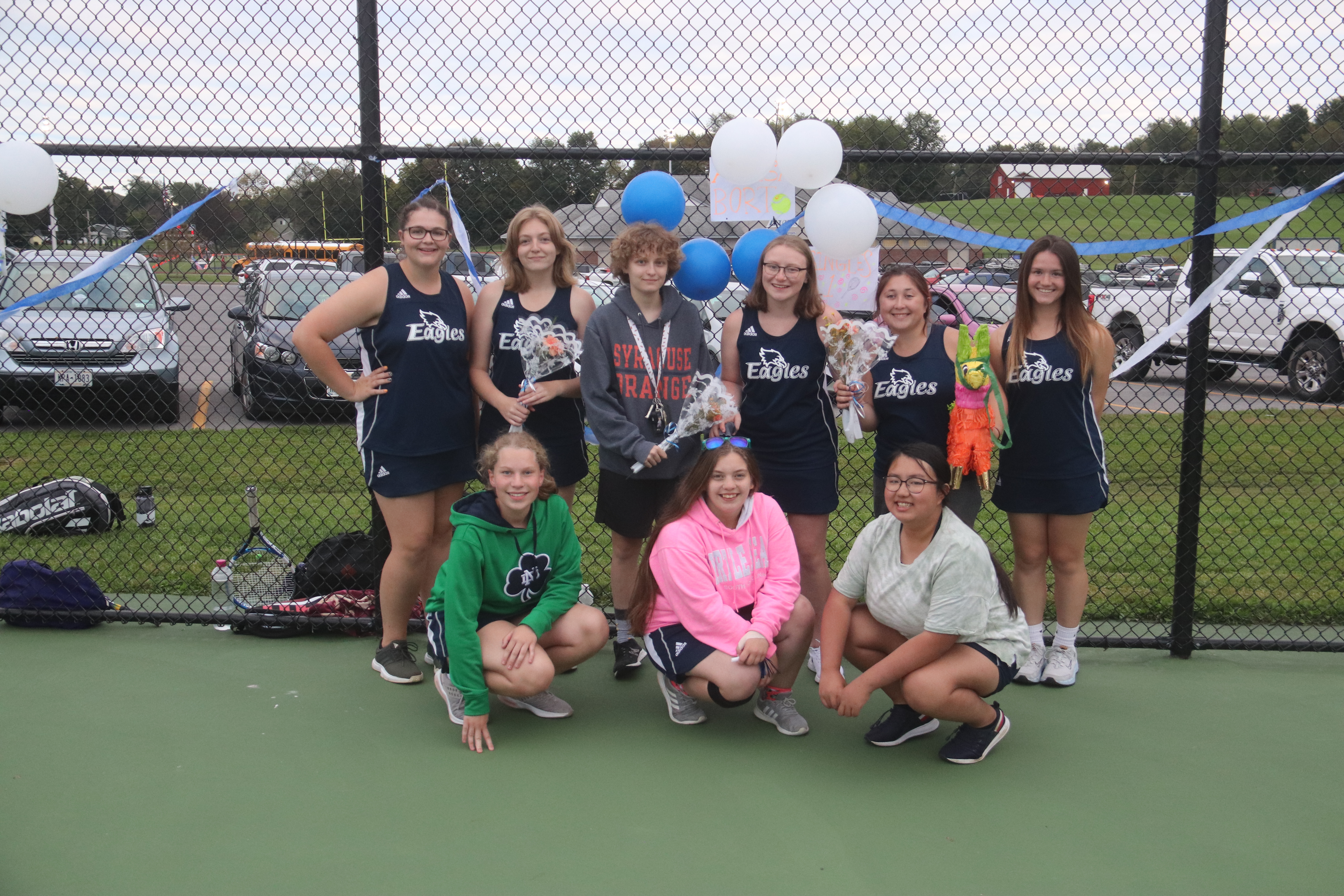 Anisa Adi celebrates a successful tennis career at JE, will go on to play in college