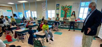 Elbridge Elementary students learn about Veterans Day