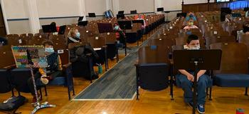 Students get excited for in-person holiday concerts