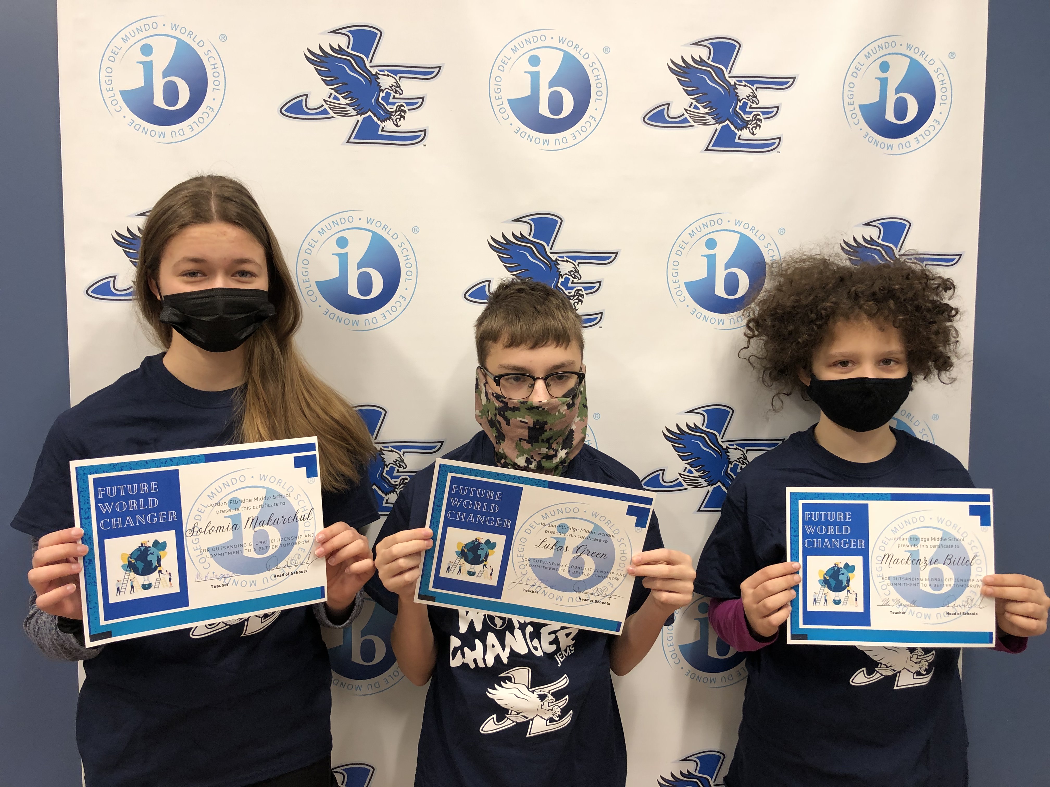 February's Future World Changers pose for a group photo