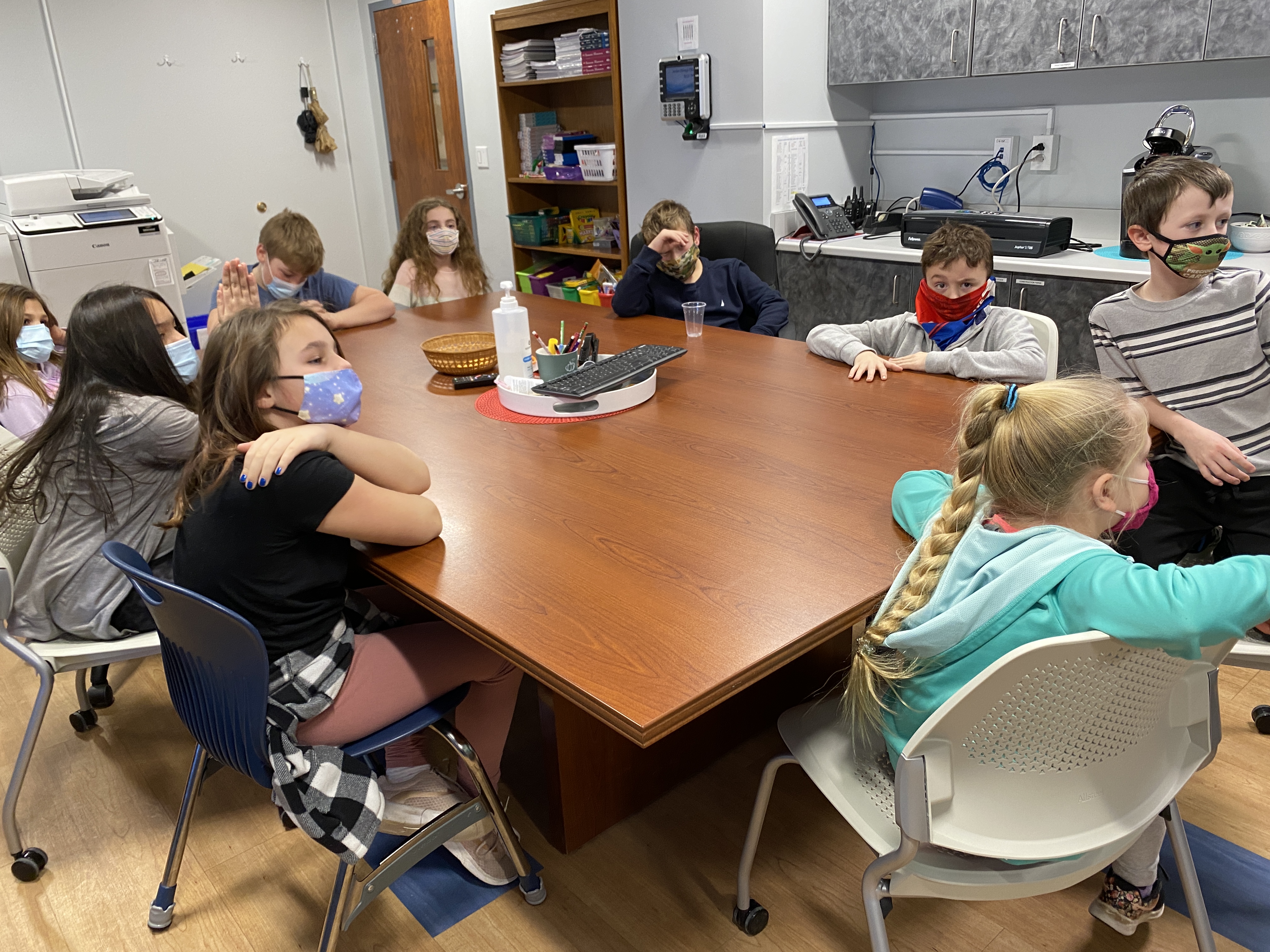 Eagle Council members  meet to plan out their upcoming 'Winter Festival'