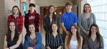 Congratulations to the top ten students  of the Class of 2022