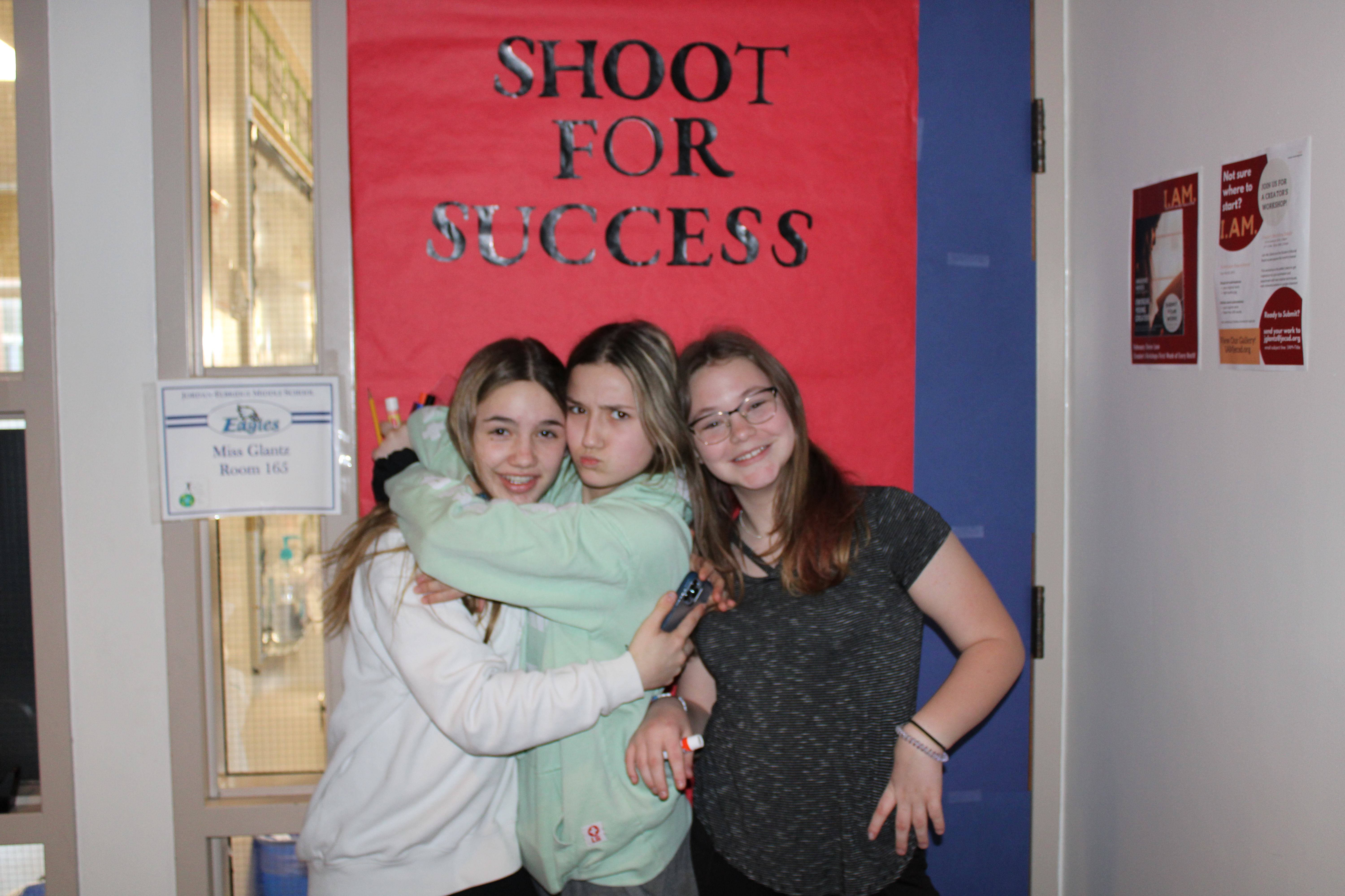 JEMS students decorate homeroom doors for March Madness