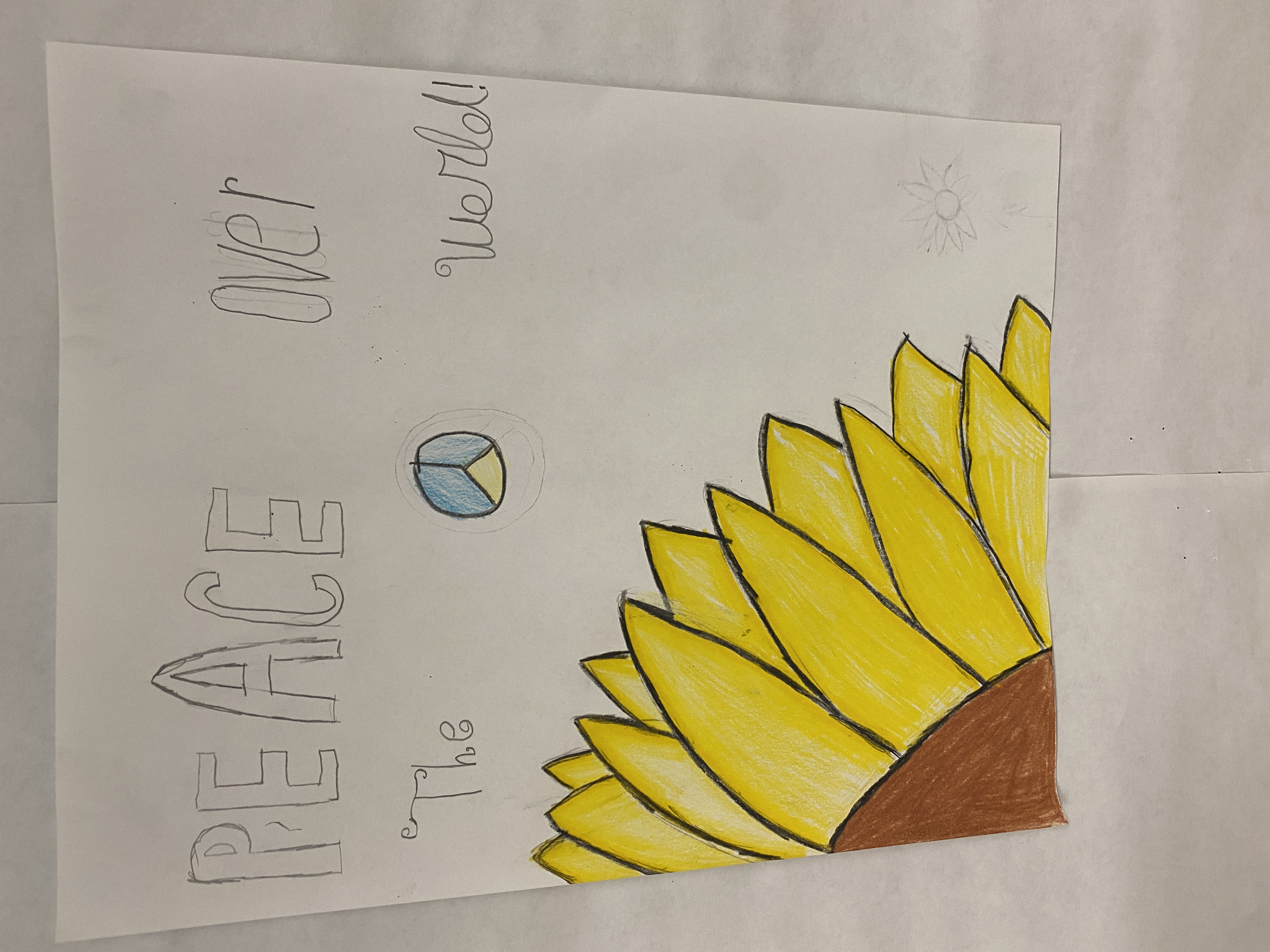 ELL students write a fictional story to show support for Ukraine