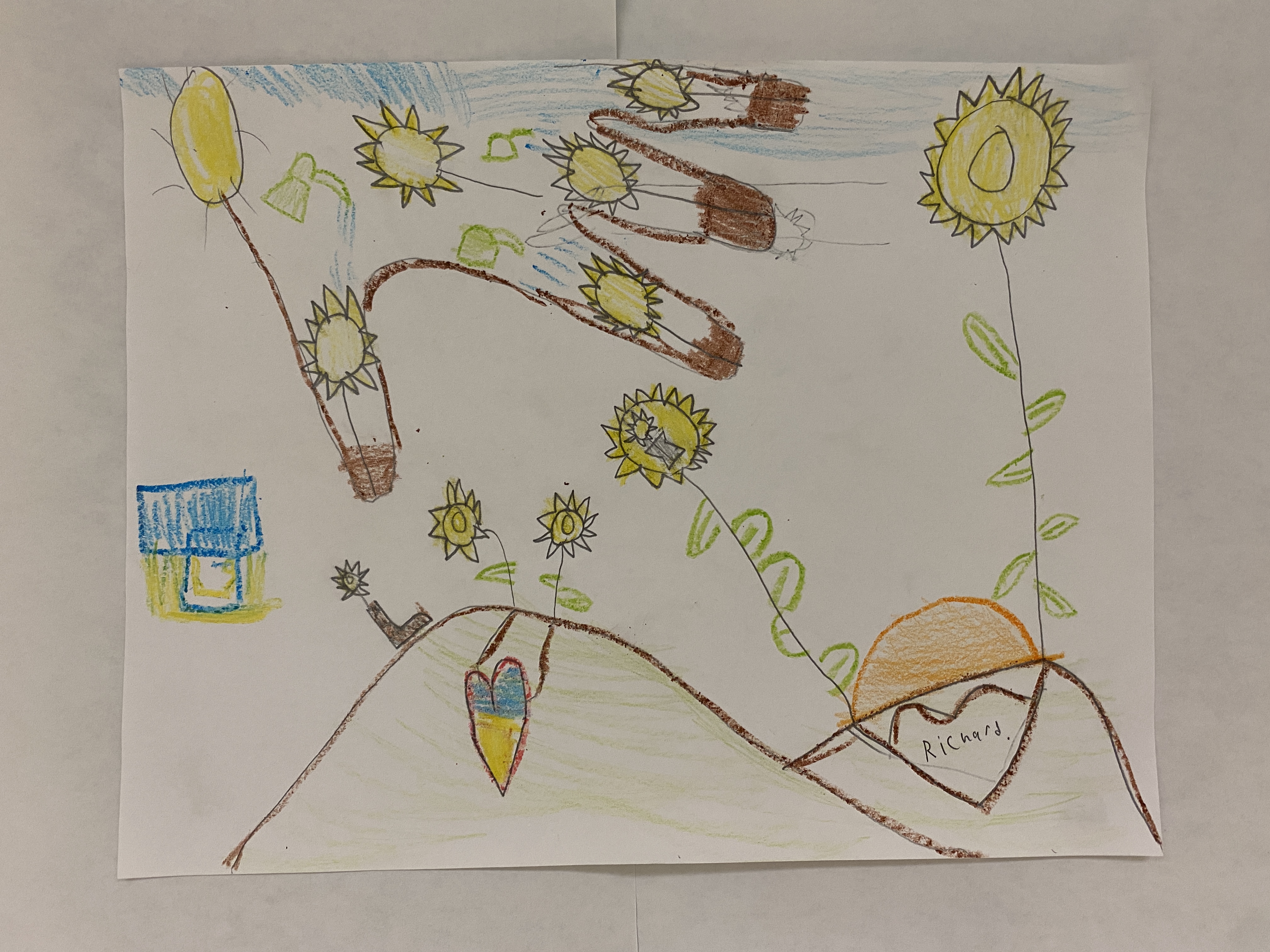 ELL students write a fictional story to show support for Ukraine