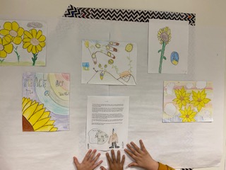 ELL students write a fictional story to show support for Ukraine