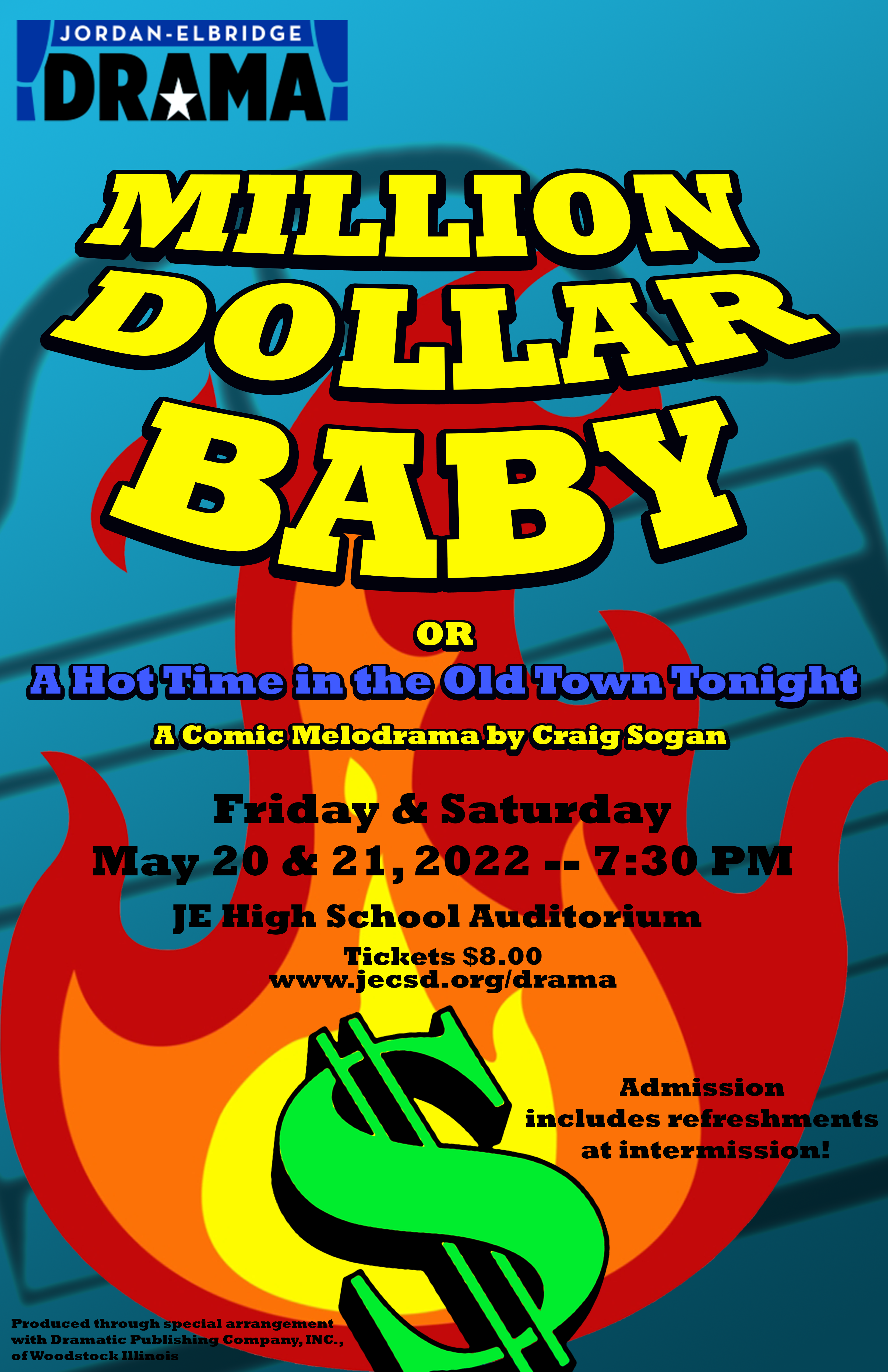 Million Dollar Baby play poster