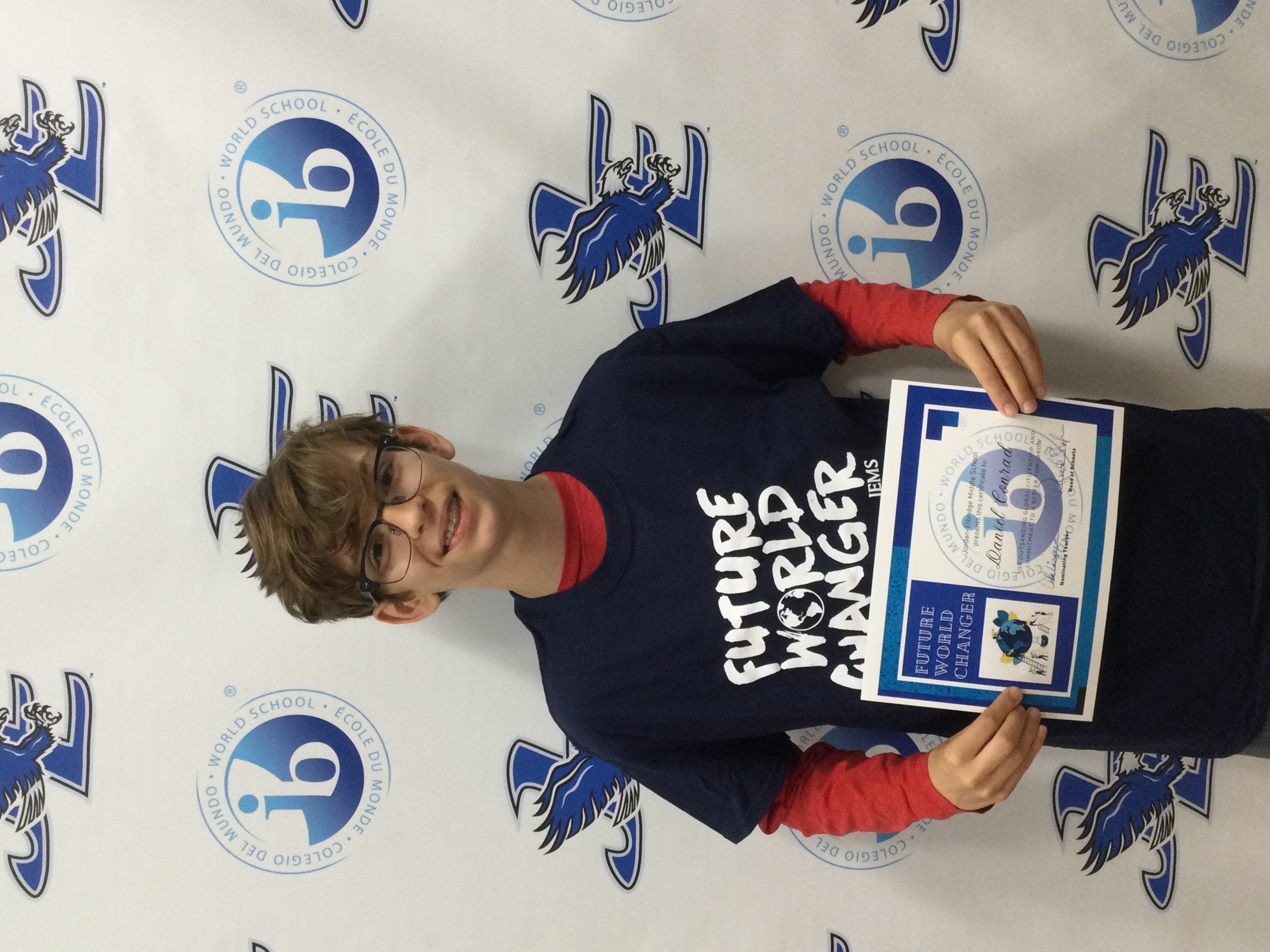 Daniel Conrad is recognized as a Future World Changer