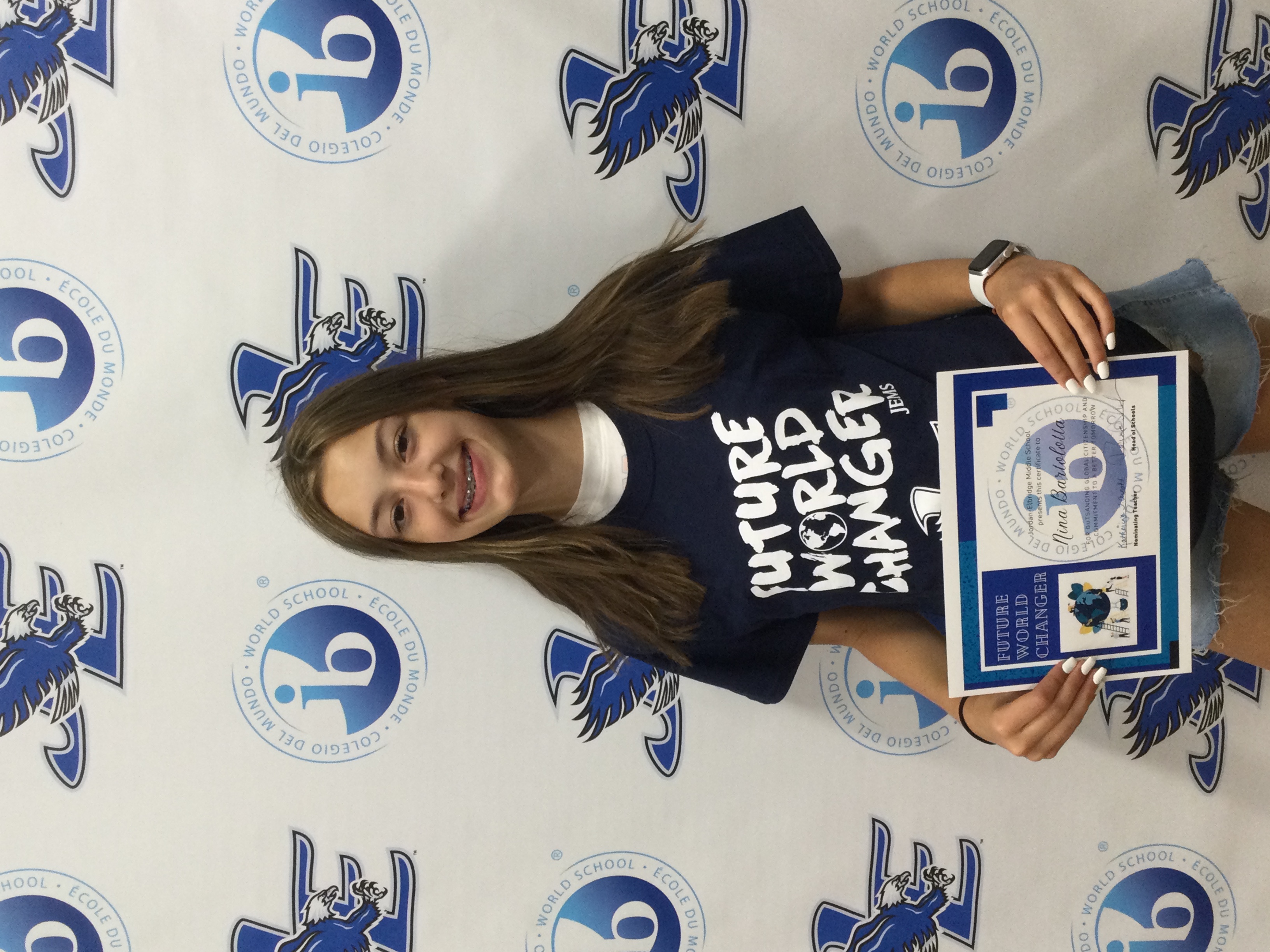 Nina Bartolotta is recognized as a Future World Changer
