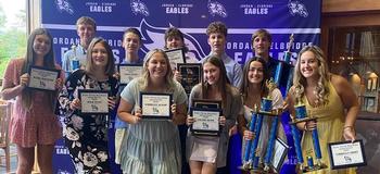 Senior athletes recognized at banquet