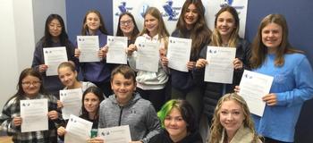 JEMS students inducted into National Junior Honor Society