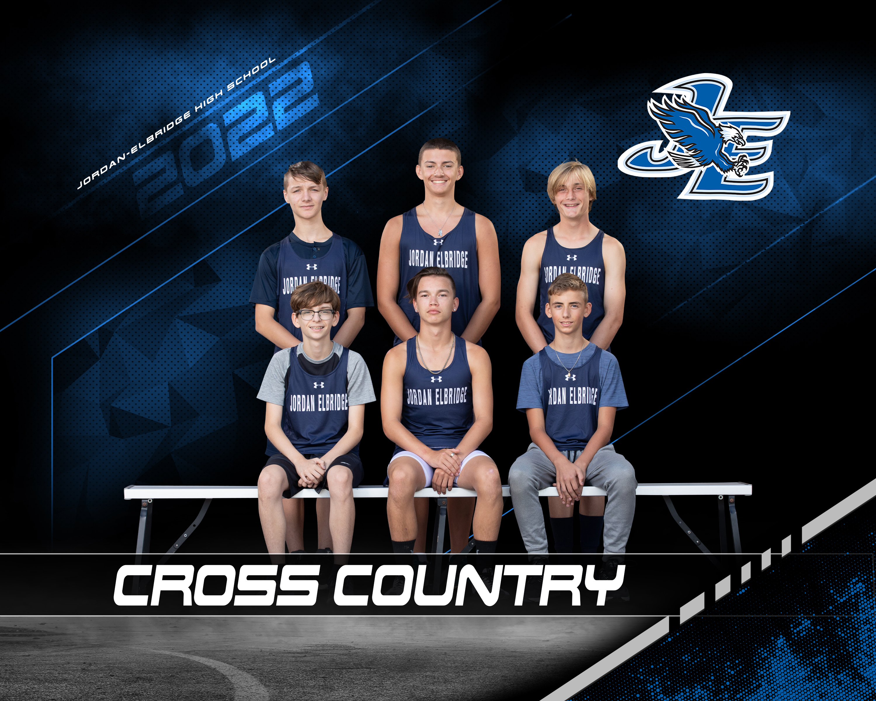 The varsity boys cross country team is a scholar-athlete team