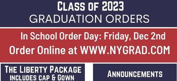 Class of 2023 in-school graduation orders happening Friday, Dec. 2