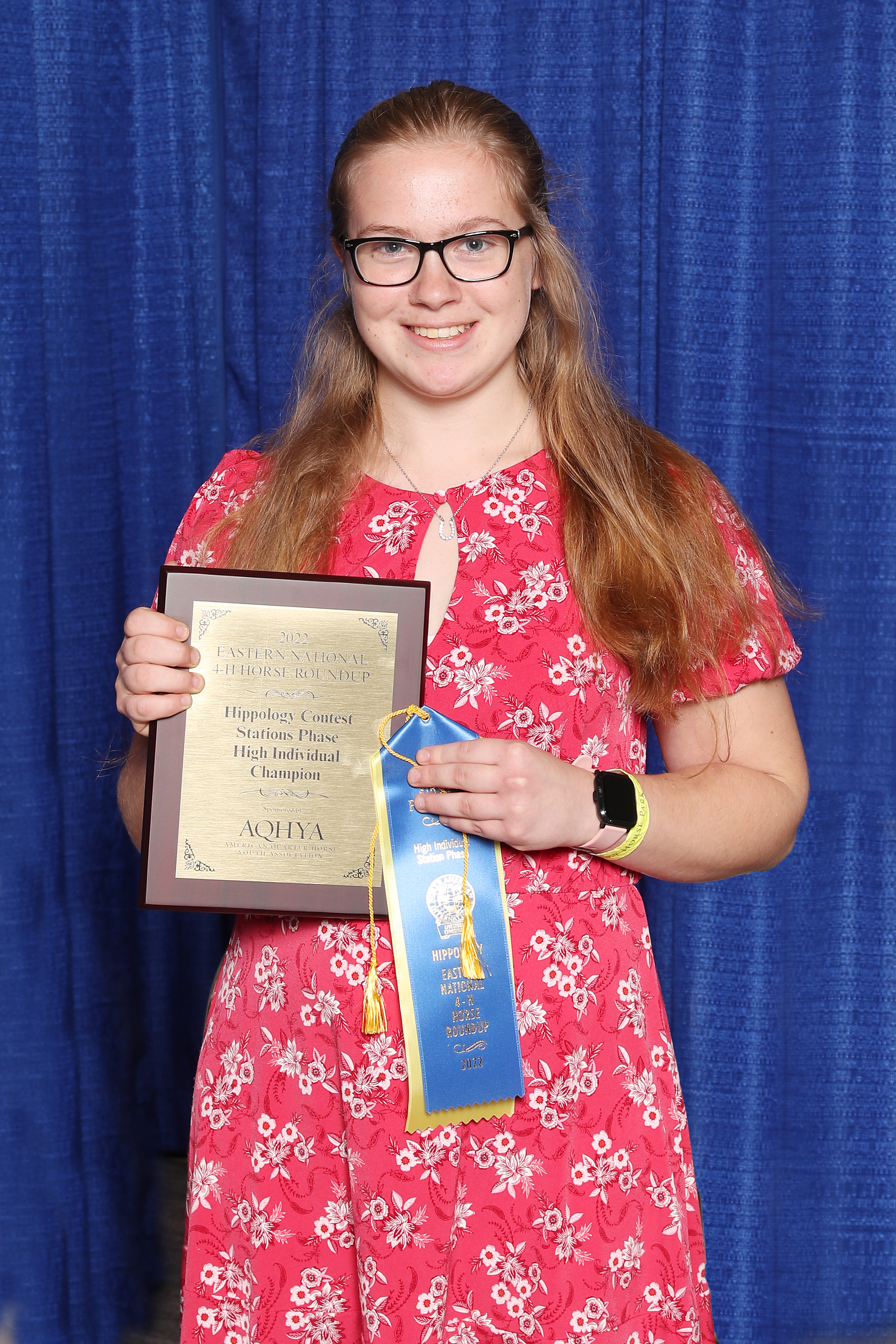 Katie Dristle wins first place in Hippology in the National 4-H Horse Roundup in Kentucky