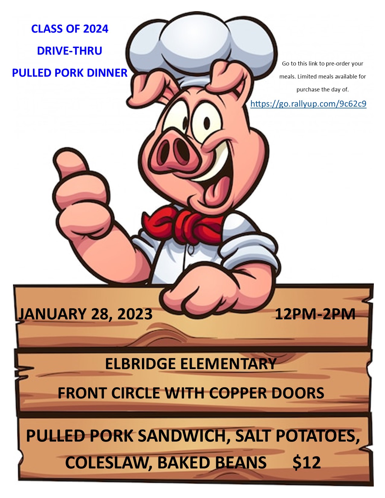 JEHS class of 2024 hosts a pulled pork dinner