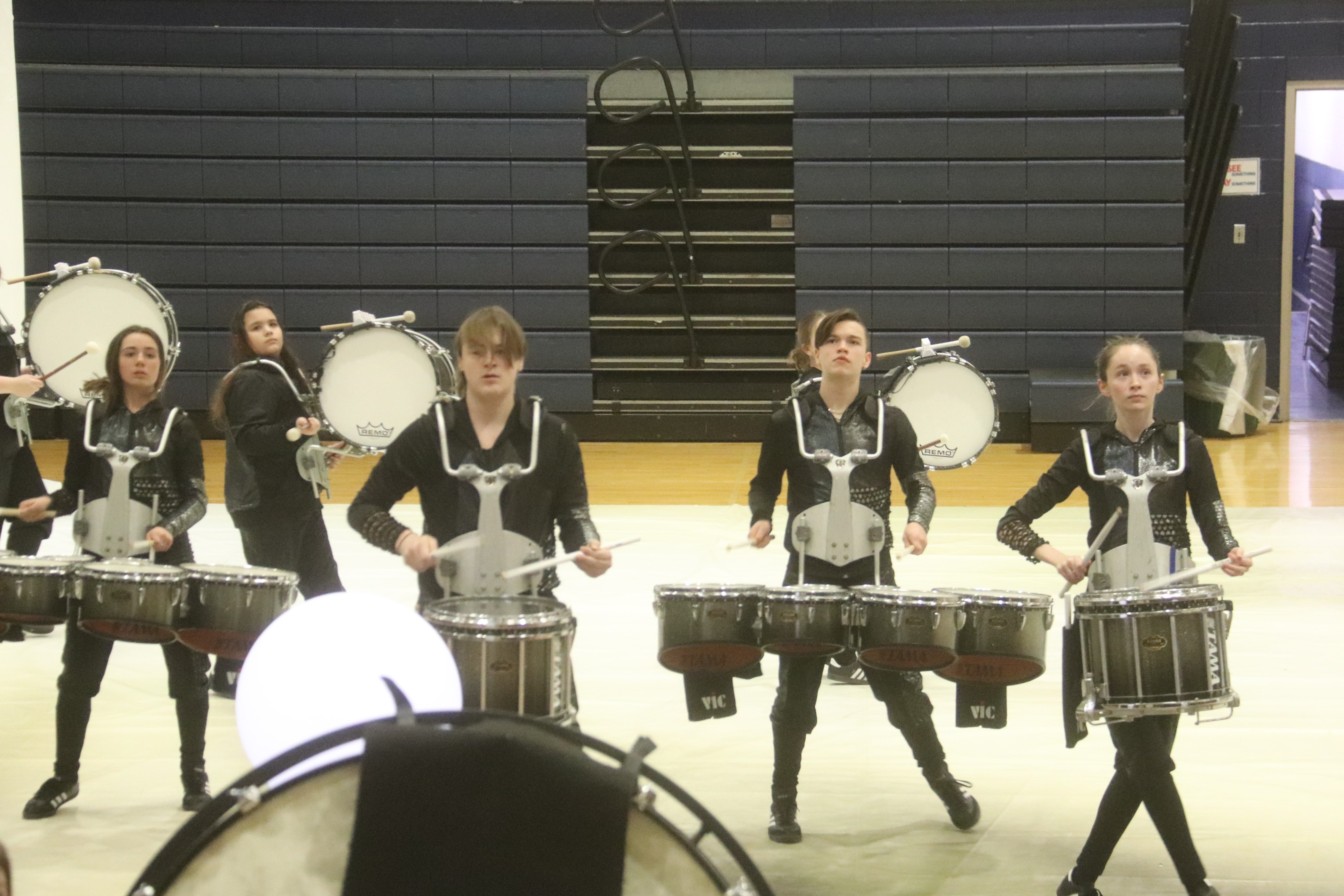 JEHS drumline and color guard teams place in Feb. 25 competition at home