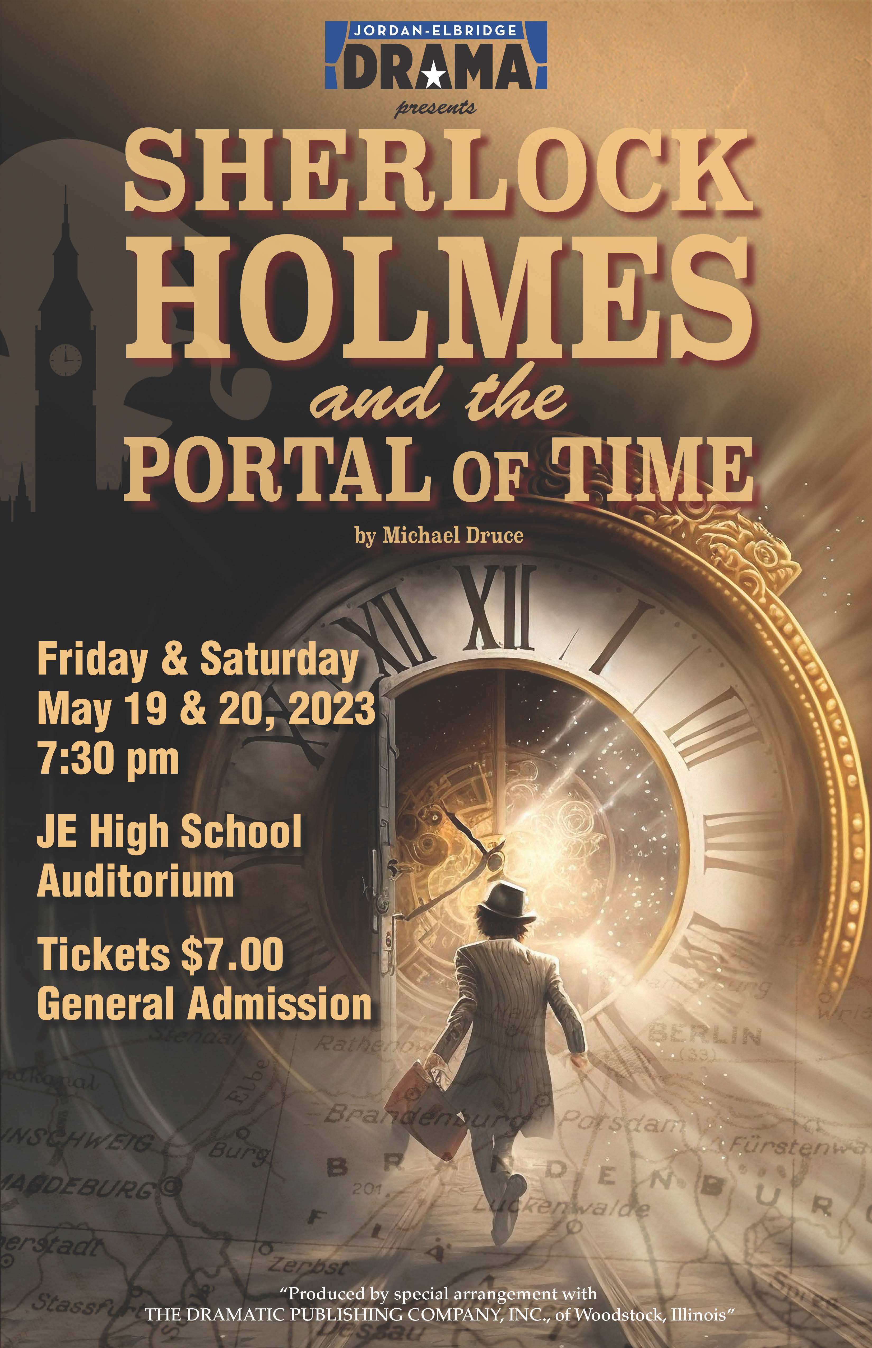 JEHS to perform "Sherlock Holmes and the Portal of Time" in May