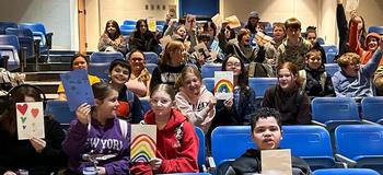 JEMS 6th Graders Channel Compassion by Sending Well-Wishing Cards to Patients at Upstate Medical University Hospital