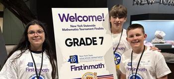 JE Shines at First in Math State Finals in Albany
